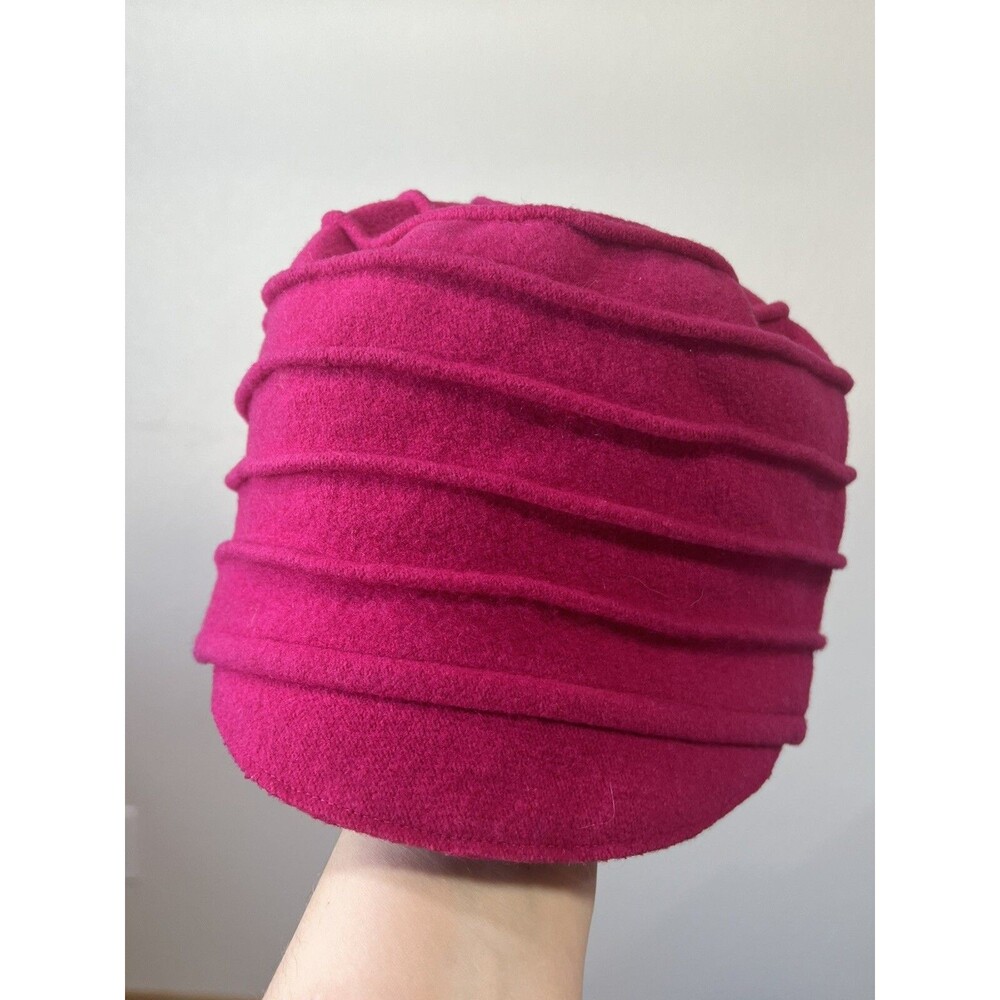 Womens 100% Wool Cap Beret  1920s Winter Beanie Cloche Bucket Hat ( G) - Picture 2 of 6